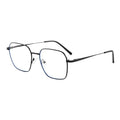 Gafas Geométricas De Metal Negro